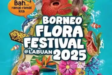 Borneo Flora Festival @ Labuan 2025 poster